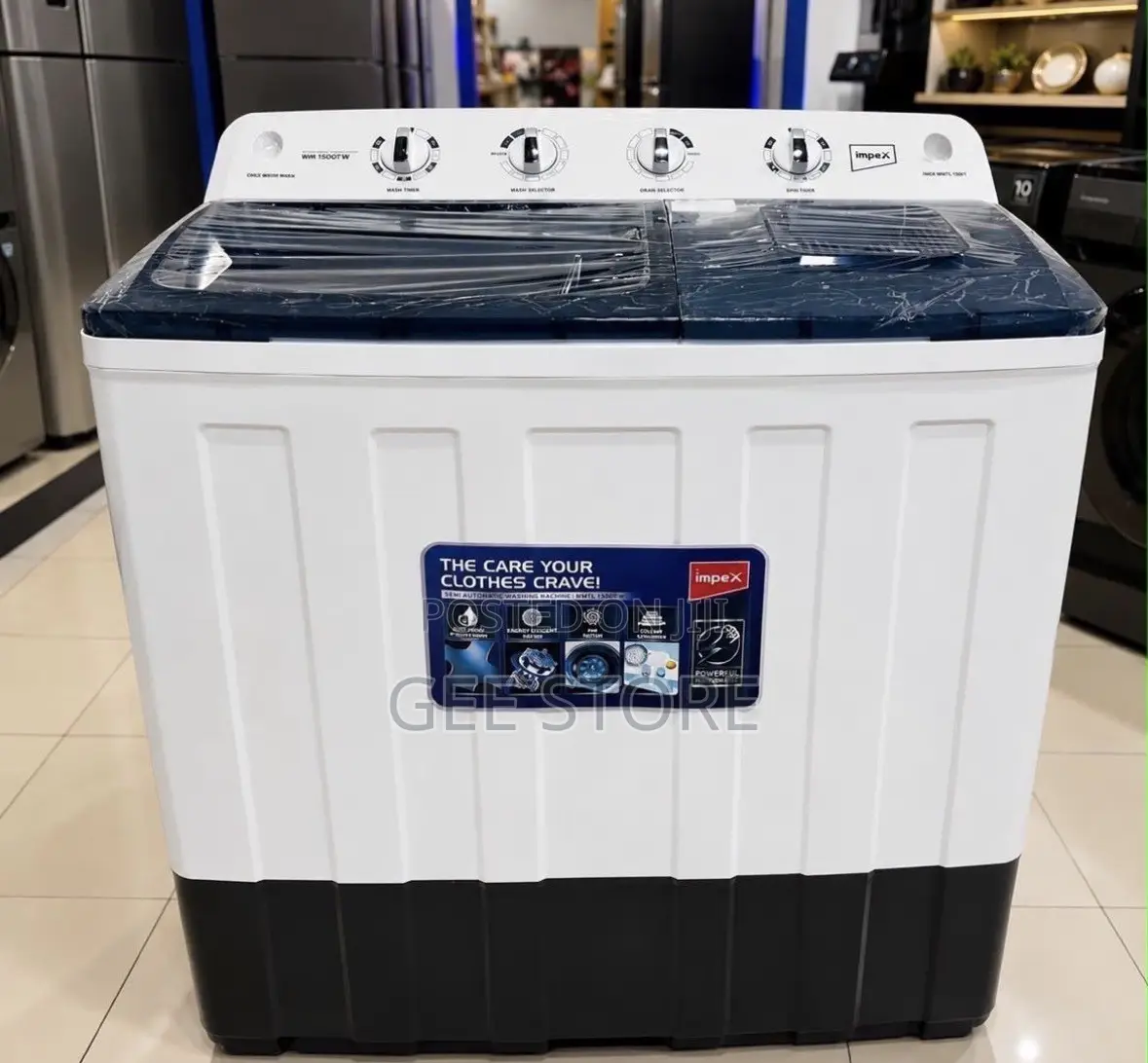 Impex Twin Hub Washing Machine 14kg