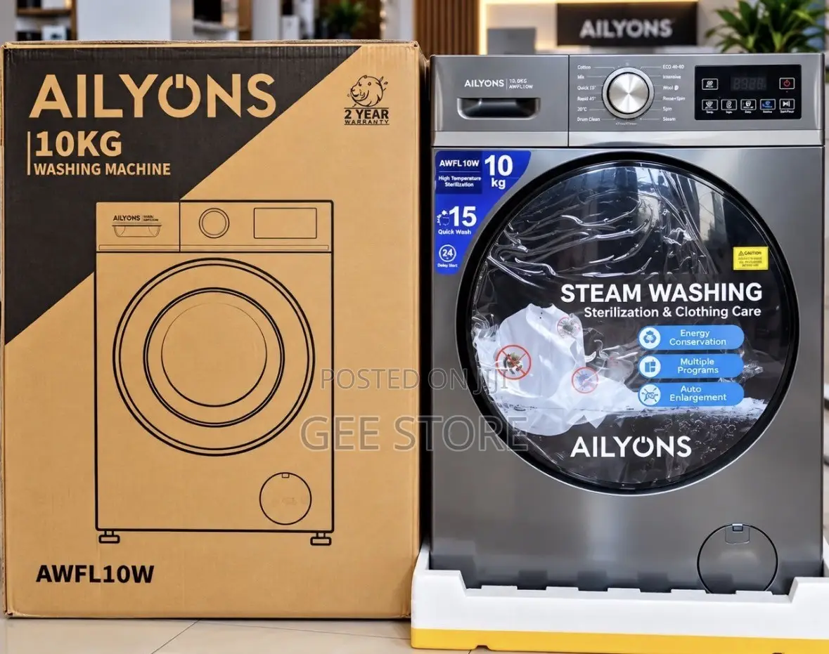 Ailyons 10KG Front Load Washing Machine (Model AWFL10W 10kg