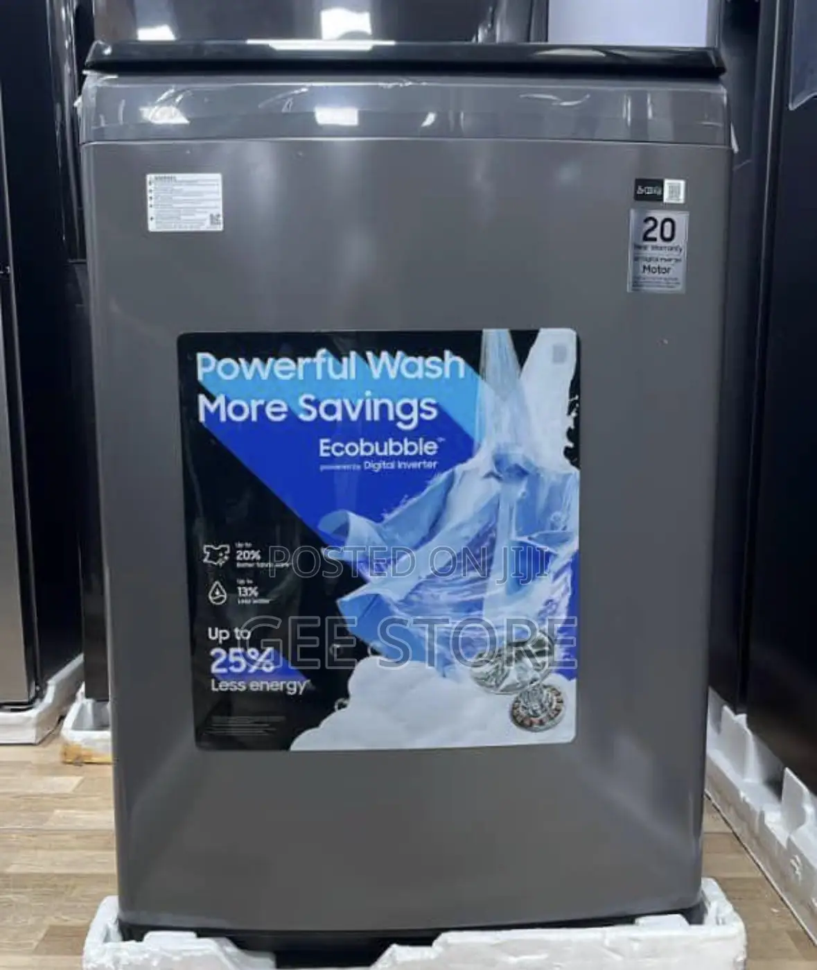 Samsung Top Load Automatic Washing Machine With EcoBubble 16kg