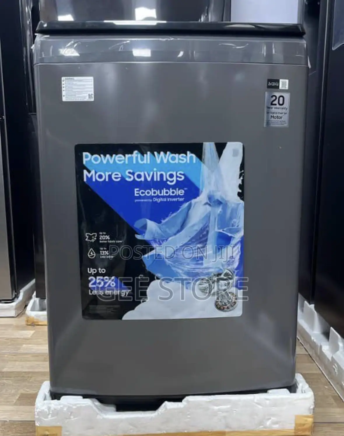 Samsung Top Load Washing Machine Featuring EcoBubble 19kg