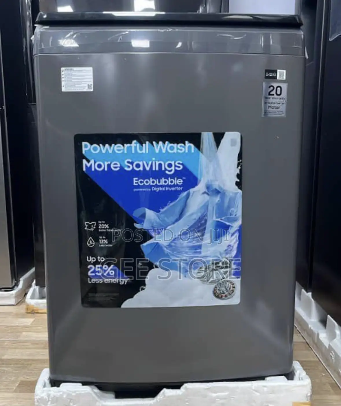 Samsung Top Load Washing Machine Featuring EcoBubble 19kg