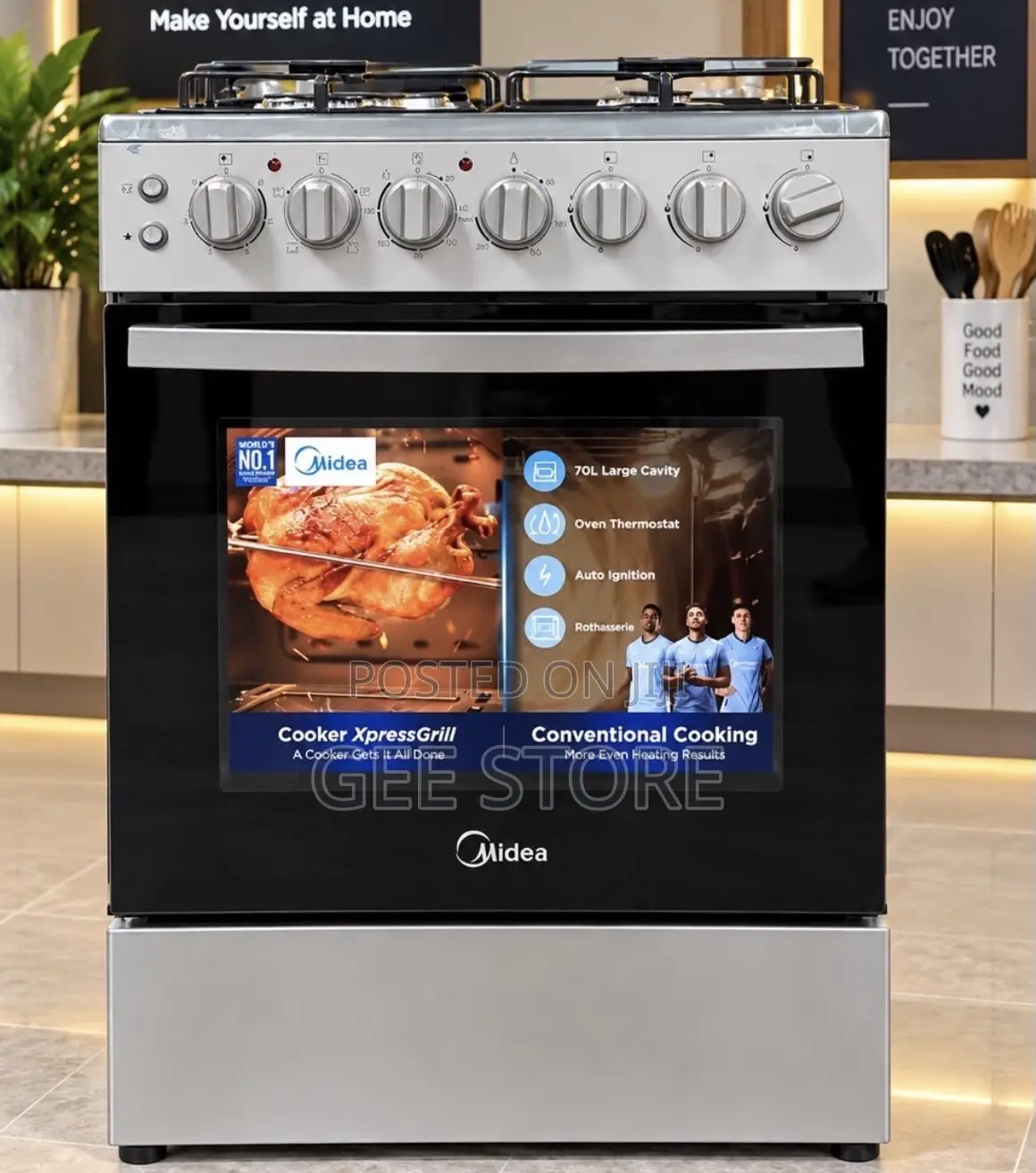 Midea Free Standing Cooker