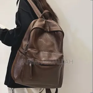 Premium Genuine Leather Backpack – Stylish, Durable & Spacious
