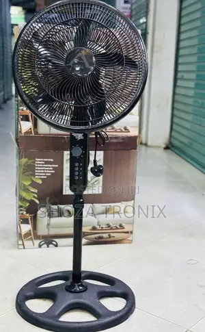 Arita Stand Fan 18 Nyeusi