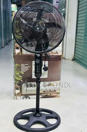 Arita Stand Fan 18 Nyeusi