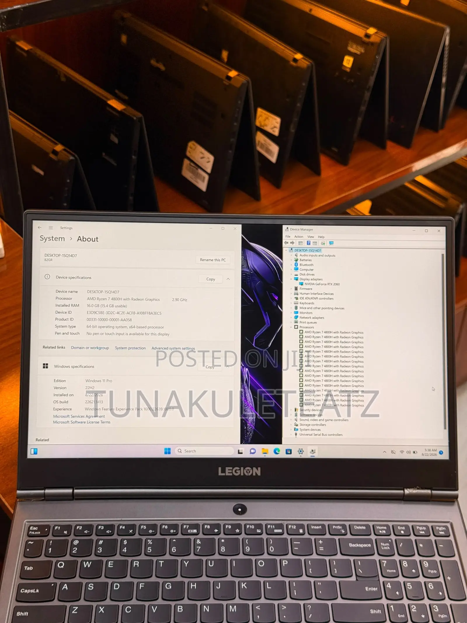 Lenovo Legion Y7000P IRX9 Gaming Laptop 16GB AMD Ryzen 7 SSD 512GB