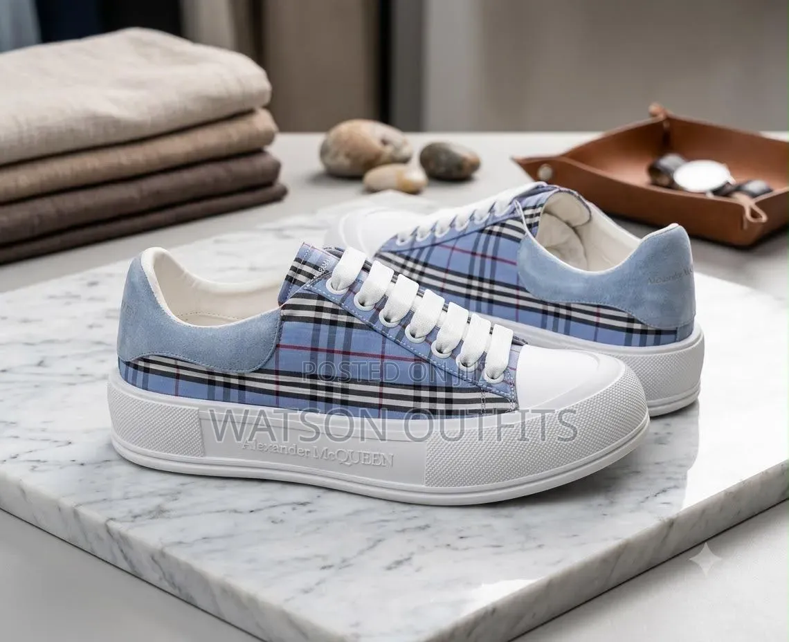 Raba Smartly Hot Za ALEXANDER McQueen Men's Leather Sneaker Shoes