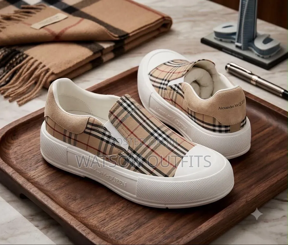 Raba Smartly Hot Za ALEXANDER McQueen Men's Leather Sneaker Shoes