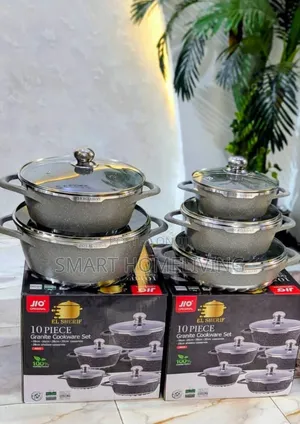 JIO Original El Sherif 10-Piece Granite Cookware Set