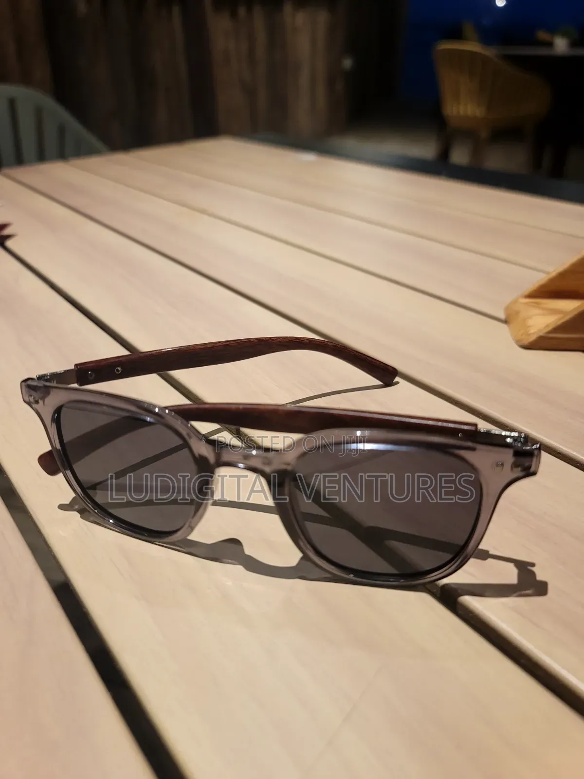 Sun Glasses Vintage-Translucent Grey Frames ,UV Protection Shades.