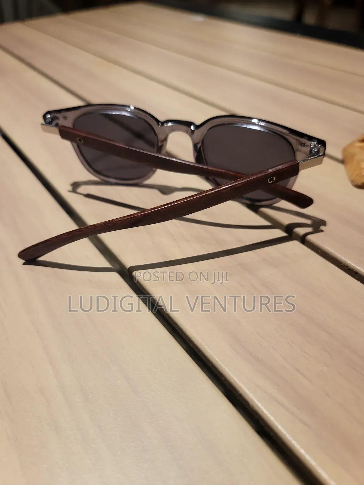 Sun Glasses Vintage-Translucent Grey Frames ,UV Protection Shades.