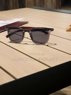 Sun Glasses Vintage-Translucent Grey Frames ,UV Protection Shades.