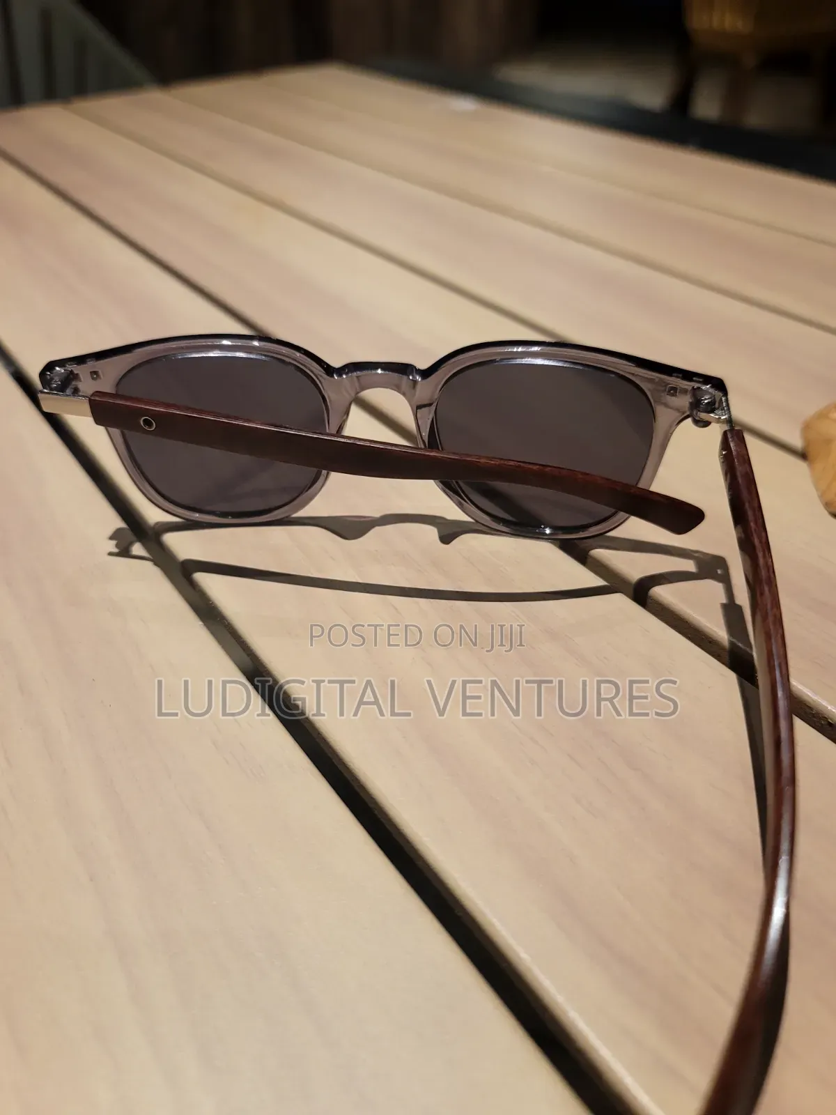 Sun Glasses Vintage-Translucent Grey Frames ,UV Protection Shades.