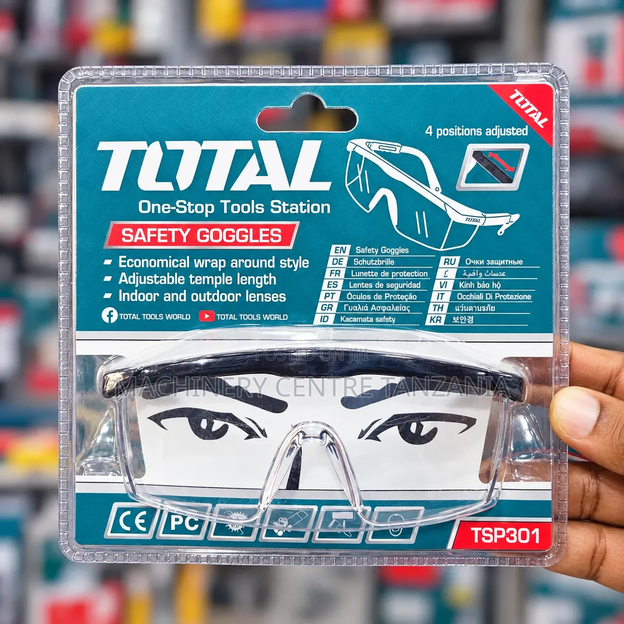Total Safety Goggles (White)