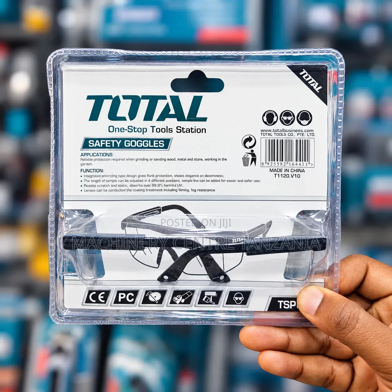 Total Safety Goggles (White)