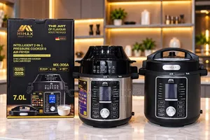 7ltrs Mimax 2 in 1 Airfryer Pressure Cooker