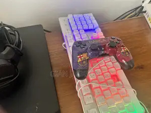 PlayStation 4 With Keyboard and Headphones