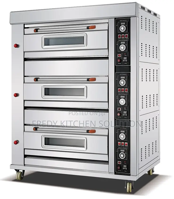 HGO-39 | GFN-28 – 9-Tray Gas Deck Oven – Commercial