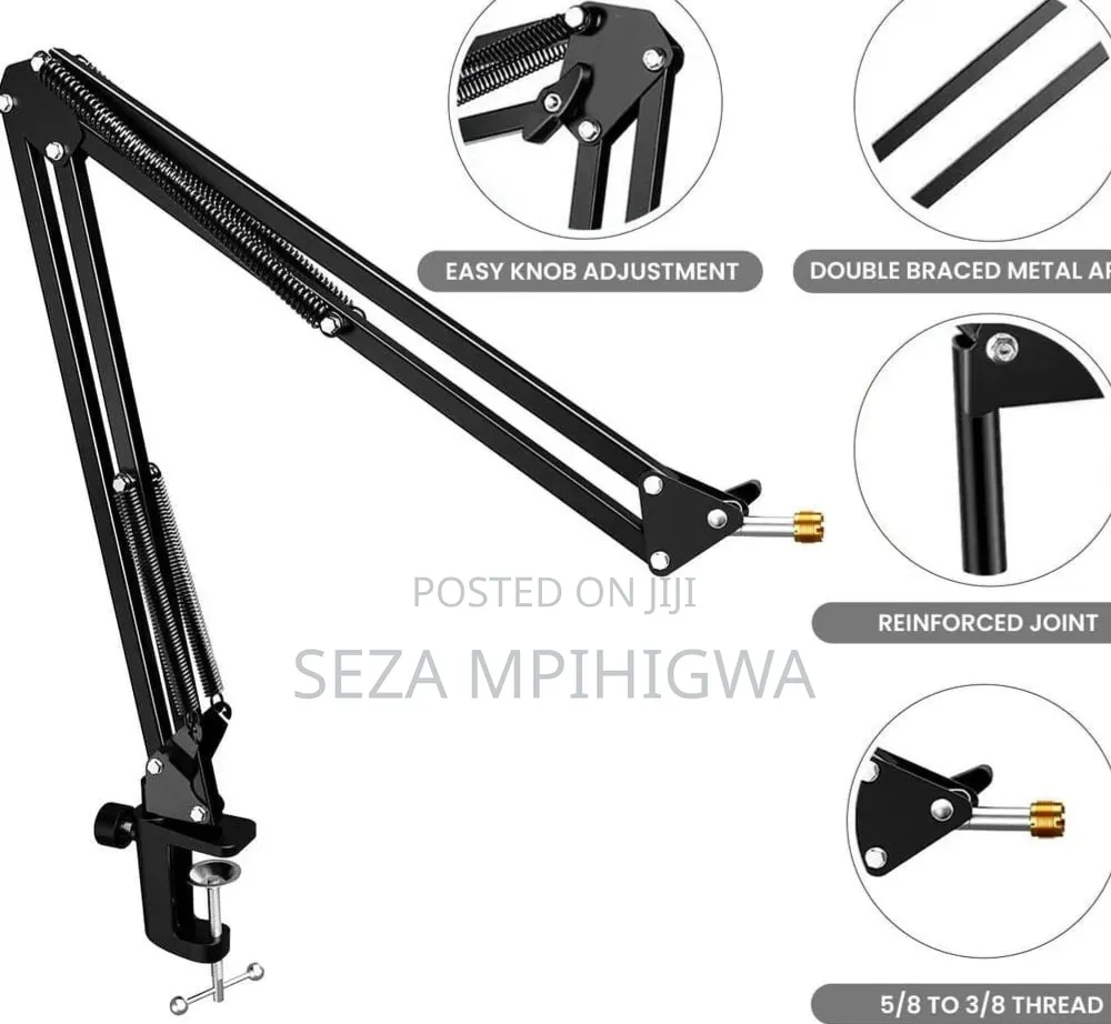 Adjustable Microphone Boom Arm Stand (