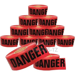 Red Danger Barricade Tape, 3"