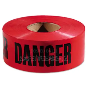Red Danger Barricade Tape, 3"
