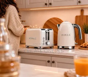 Mimax 2ltrs Electric Kettle With Toaster Set