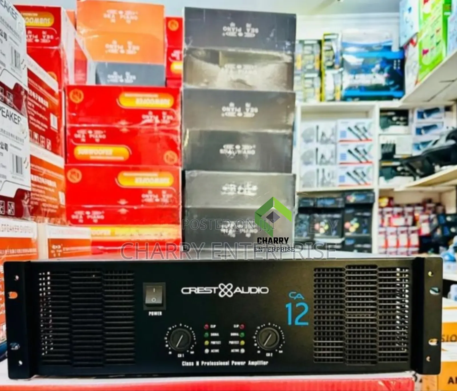 Professional Powerful Crest Audio Ca 12 Power Amplifier Booster 3000w