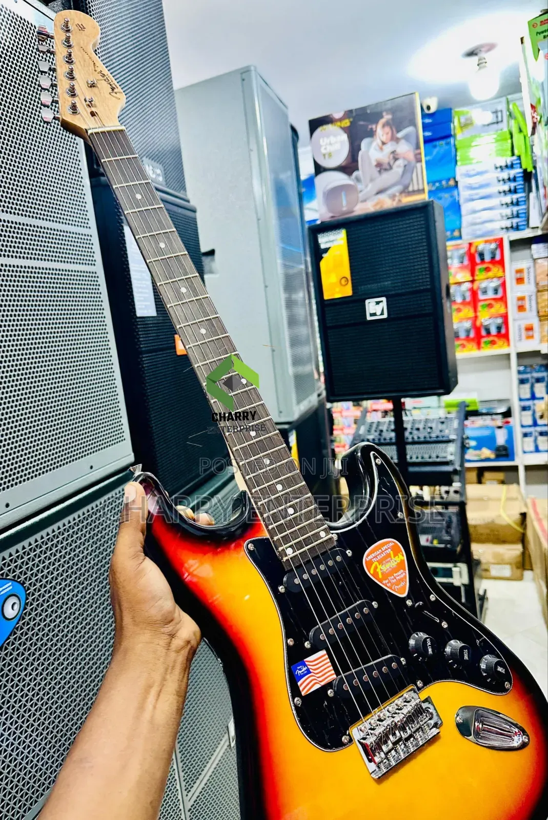 FENDER Electric Guitar Solo With Bag 6 String Nyuzi Sita