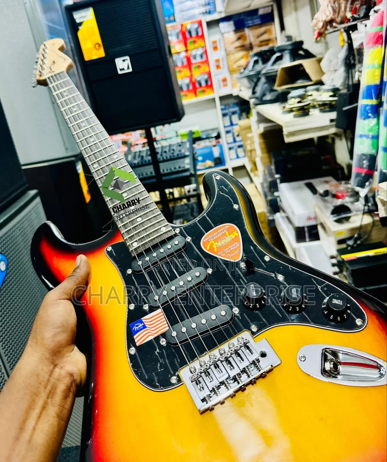 FENDER Electric Guitar Solo With Bag 6 String Nyuzi Sita