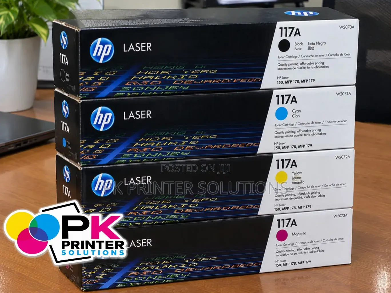 Toner-HP-117a-Black-Color-W2070a/W2071a/W2072a/W2073a