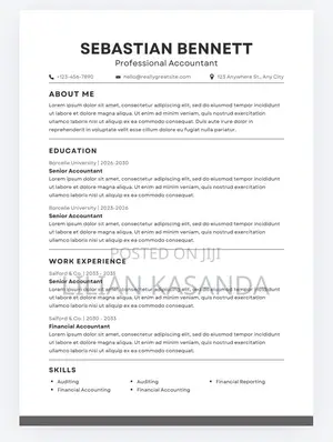 Professional CV - Dereva, Mwalimu, Hotel - PDF