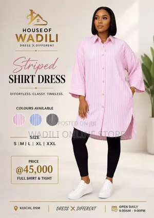Shirt Dress Available
