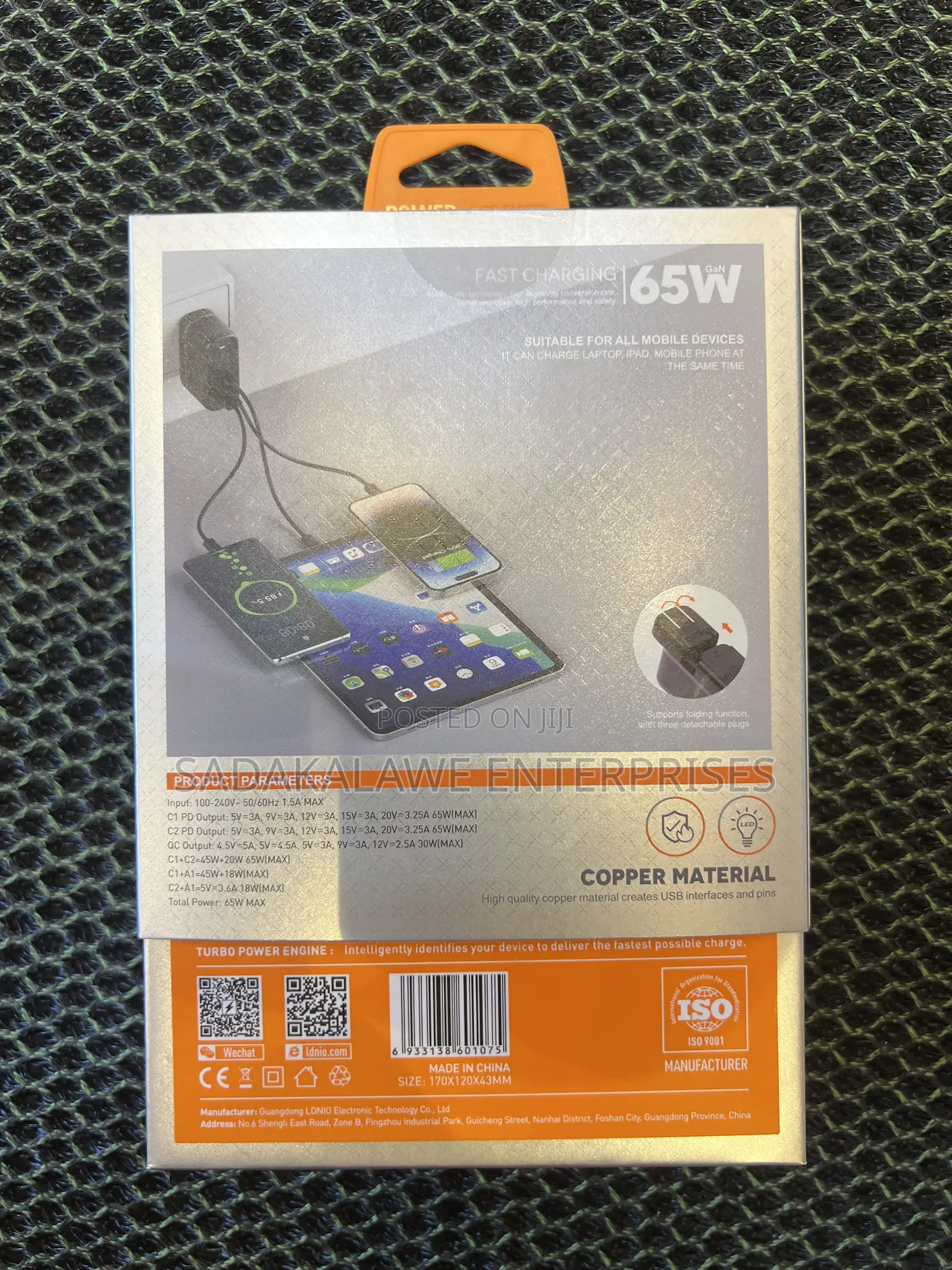 LDNIO Q366 65W GaN Super Fast Charger