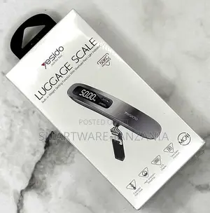 Digital Luggage Scale With 50kg Capacity, Portable Design, LCD Display
