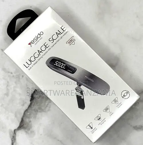 Digital Luggage Scale With 50kg Capacity, Portable Design, LCD Display