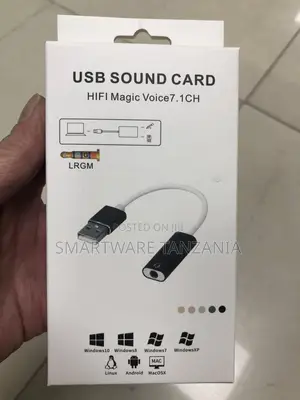 HIFI Magic Voice USB Sound Card 7.1 Channel Audio Adapter for PC
