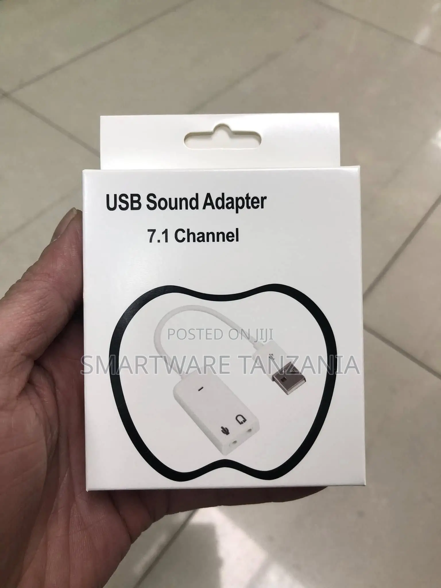 USB Sound Adapter 7.1 Channel With USB Connector for Audio Output
