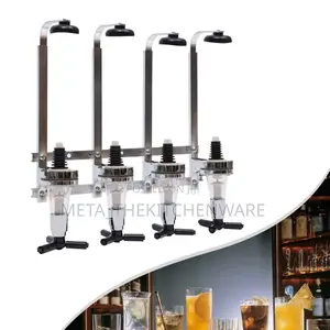 Wall Mounted Liquor Dispenser Stand 3 Bottle
