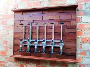Wall Mounted Liquor Dispenser Stand 3 Bottle