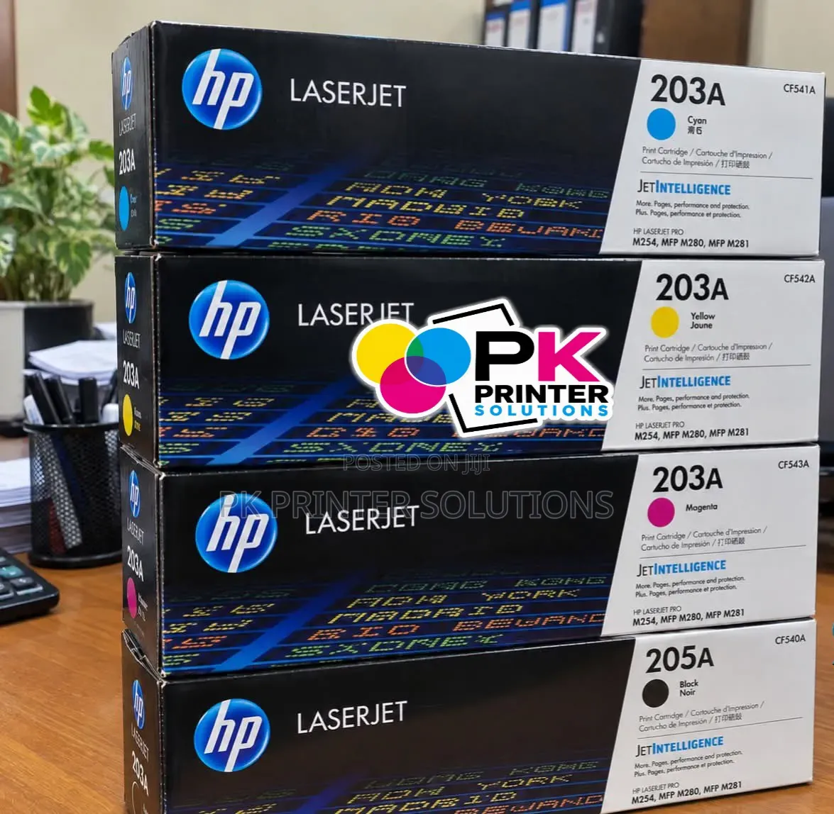 Toner-HP-203a-Cf540a/Cf541a/Cf542a/Cf543a