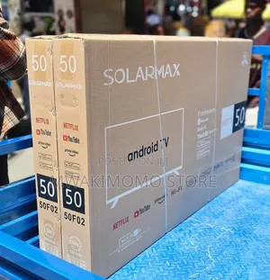 Solarmax 50-Inch Frameless Real 4K Android Smart TV