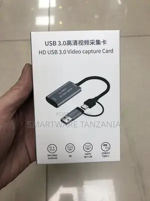 USB 3.0 Video Capture Card for 4K HDMI Input, Type C Connector