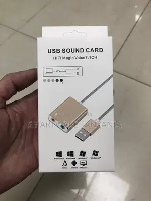 HIFI Magic USB Sound Card 7.1 Channel With 3.5mm Audio Input/Output