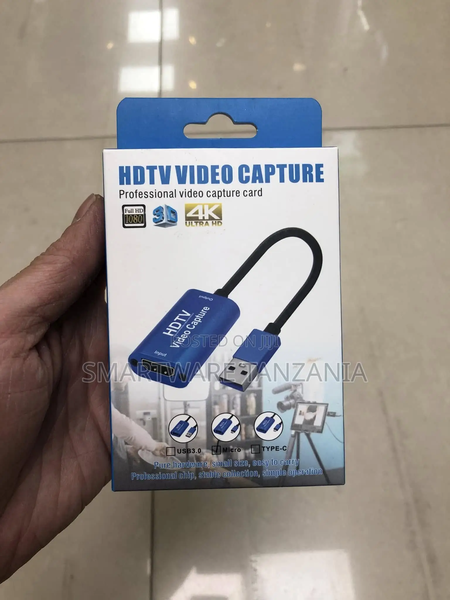 HDTV Video Capture Card USB 3.0 to HDMI With 4K Ultra HD Support