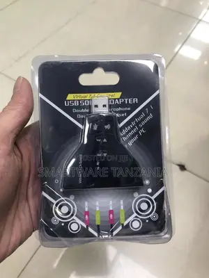 USB Sound Adapter Virtual 7.1 Channel With Dual Microphone and Headset
