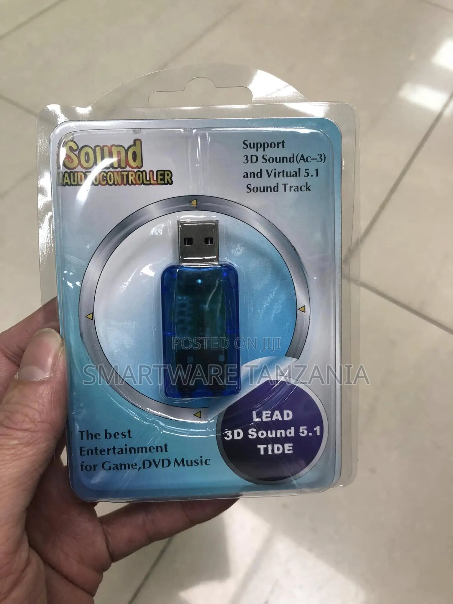 Lead 3D Sound USB Audio Controller With Virtual 5.1 Sound Support
