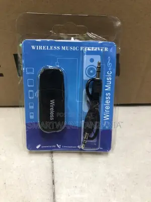 Wireless Music Receiver With 3.5mm Audio Port, USB Powered, 10m Range