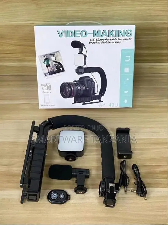 Portable Handheld Bracket Stabilizer Kit for Smartphones & Cameras