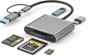 XQD Card Reader 5 in 1 USB 3.0 & USB-C Hub 500mb/S Data Transfer Speed