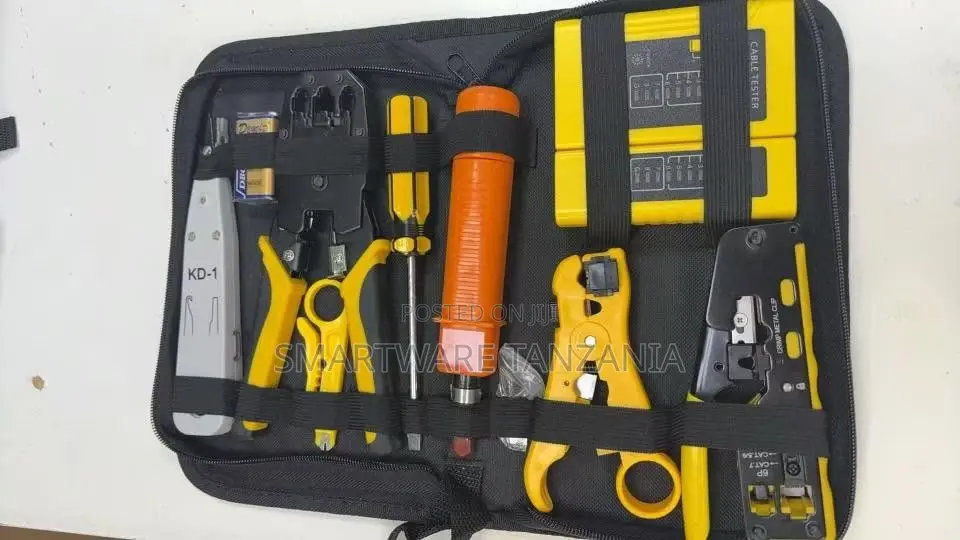 Network Tool Kit, RJ45/RJ11/RJ12 Crimping Tool for Cat5/Cat6